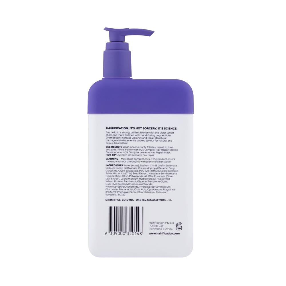 H24 Complex Hair Repair Blonde Shampoo (300ml)