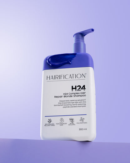H24 Complex Hair Repair Blonde Shampoo (300ml)